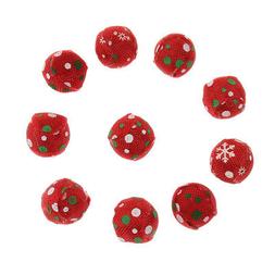 10pcs Boule d'herbe &agrave; chat Jouet &agrave; M&acirc;cher Interactifs pou