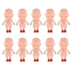 10pcs T&ecirc;te Chauve R&eacute;aliste Poup&eacute;e Nouveau-n&eacute; Jouet pour 