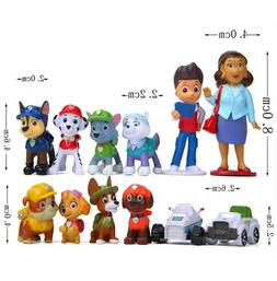 12 pi&egrave;ces patte patrouille chien chiot patrouille voiture P