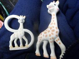 2 Jouet eveil toys pouet squeaker Sophie la girafe Vulli