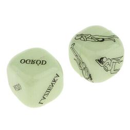 2pcs 6 D&eacute;s &Eacute;rotique D&eacute;s Amusant Jeu  Jouet Adulte Amant C