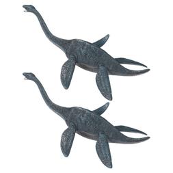 2pcs dinosaure mod&egrave;le dinosaure ornement enfants jouet pour