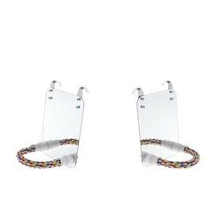 2x  Miroir Avec Perchoir Perroquet Stand Jouet Perruche Calo