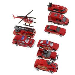 3pcs Jouet Interactif Mini Voiture Pompiers Jouet pour Enfan