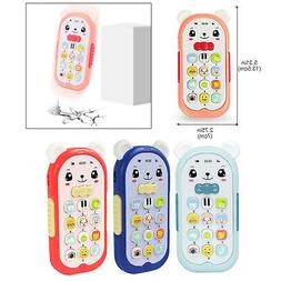 4pcs T&eacute;l&eacute;phone de Bande Dessin&eacute;e &eacute;lectronique Jouet B&eacute;b