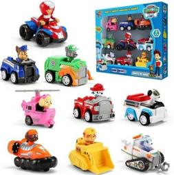 9 pi&egrave;ces patte patrouille chien chiot patrouille voiture Pa