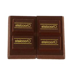 Aimant en bois connect&eacute; mod&egrave;le de chocolat Simulation nour