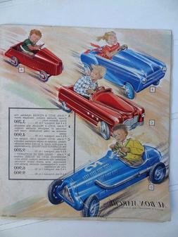 Ancien catalogue jouet Au bon march&eacute; Paris 1953 Jumeau Jous