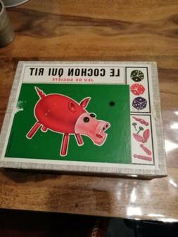 ANCIEN JEU DE SOCI&Eacute;T&Eacute;- VINTAGE- ANNEE 60 -"LE COCHON QUI R