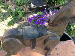 ANTIQUE cheval en bois  jouet enfant art populaire forain an