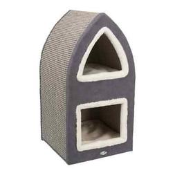 TRIXIE Arbre &agrave; Chat Gris Grattoir Griffoir Animaux Jouet Ma