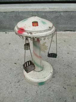 B45 Ancien Manege en tole mecanique JML Jouet Mecanique Lyon