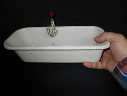BAIGNOIRE MARKLIN POUP&Eacute;E JOUET ANCIEN HOUSE TOY DOLL 28 cm 