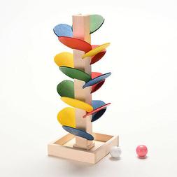 Balle courir jeu jouet en bois DIY mini arbre b&eacute;b&eacute; enfant 