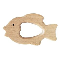 Anneau De Dentition En Bois Jouet Anniversair Enfant Jeu