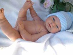 b&eacute;b&eacute; nu sexu&eacute; gar&ccedil;on et t&eacute;tine en sachet jouet reborn i