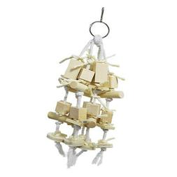 Perroquets Pinsons Ins&eacute;parables Cage Suspendus Jouant