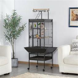 Cage Oiseaux Perruche Voli&egrave;re Perroquet Cacato&egrave;s Roulette 