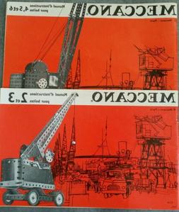 - Meccano - Manuel D'instruction - N&deg;2 Et 3 - Et 4 ,5 Et 6