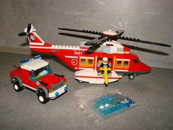 Lego city ref 7206 h&eacute;licopt&egrave;re & fire jeep - Jouet Toy