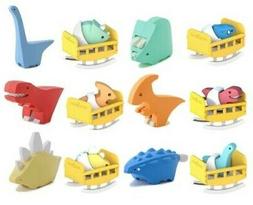 Halftoys de Collection Magn&eacute;tique Dinosaures + B&eacute;b&eacute;s 3D P