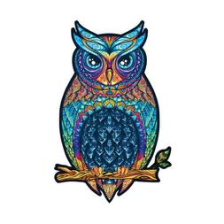 Dessin anim&eacute; en bois hibou conception adulte enfants jouet 