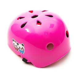 Filles Enfants Rose Casque 2-5 Ans Scooter Skateboard Roulea