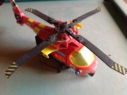 helicoptere jouet ancien style Alerte &aacute; Malibu / Pompier, l