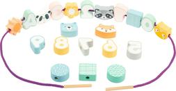Jouet &agrave; enfiler Pastel en bois jouet jeu 24 mois 2 ans 3 an