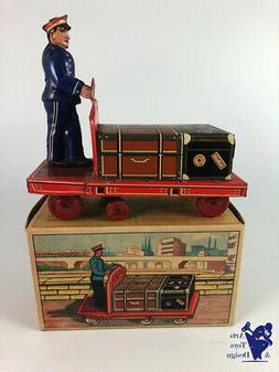 JOUET ANCIEN TOLE US ZONE HK HAMMERER & KULHWEIN CHARIOT DE 