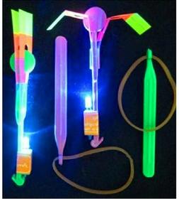 jouet Elastique&nbsp;1pc LED H&eacute;licopt&egrave;re Fus&eacute;e Fl&egrave;che Lumine