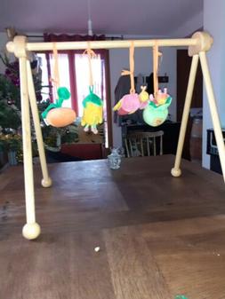 Jouet en bois moulin roty portique activit&eacute;s b&eacute;b&eacute; naissan