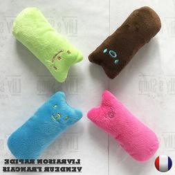 Jouet en peluche &agrave; m&acirc;cher rempli d'herbe &agrave; chat pour chat