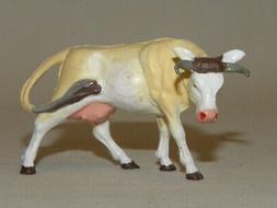 JOUET FIGURINE STARLUX ANIMAUX DE FERME TAUREAU TETE SUR LE 