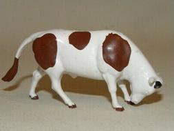 JOUET FIGURINE STARLUX ANIMAUX DE FERME TAURILLON BLANC & TA