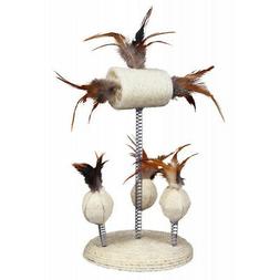 Jouet naturel sur ressorts pour chats