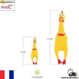 Jouet pour Chien ou Chat en Latex Poulet Couinant Amusant La