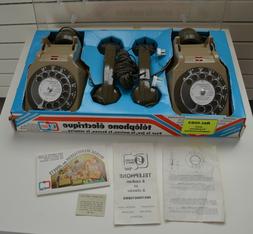 Jouet Vintage T&eacute;l&eacute;phone &Eacute;lectrique "France Jouets" Garlin