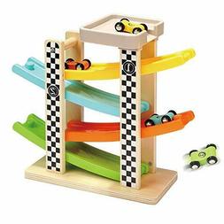 Jouet Voiture Enfant 1 An 2 Ans Jeux Rampe Course Bois 12 18
