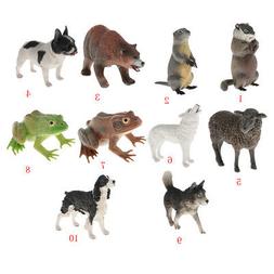 Animaux Miniatures Figurine En Plastique Jouet Educatif Pour
