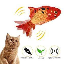 Pour Chat , Poisson Rouge Rechargeable Usb 20cm