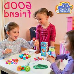 Kit de Fleurs DIY pour Enfant  5-8 Ans Jouet Id&eacute;e Cadeau An