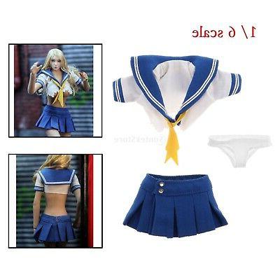 1 6 femelle fille ecole uniforme ensemble