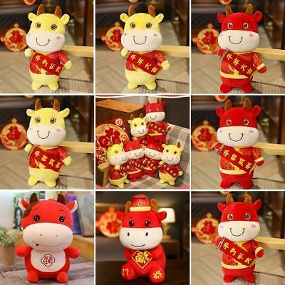 2021 an de ox mascotte poupee chinois