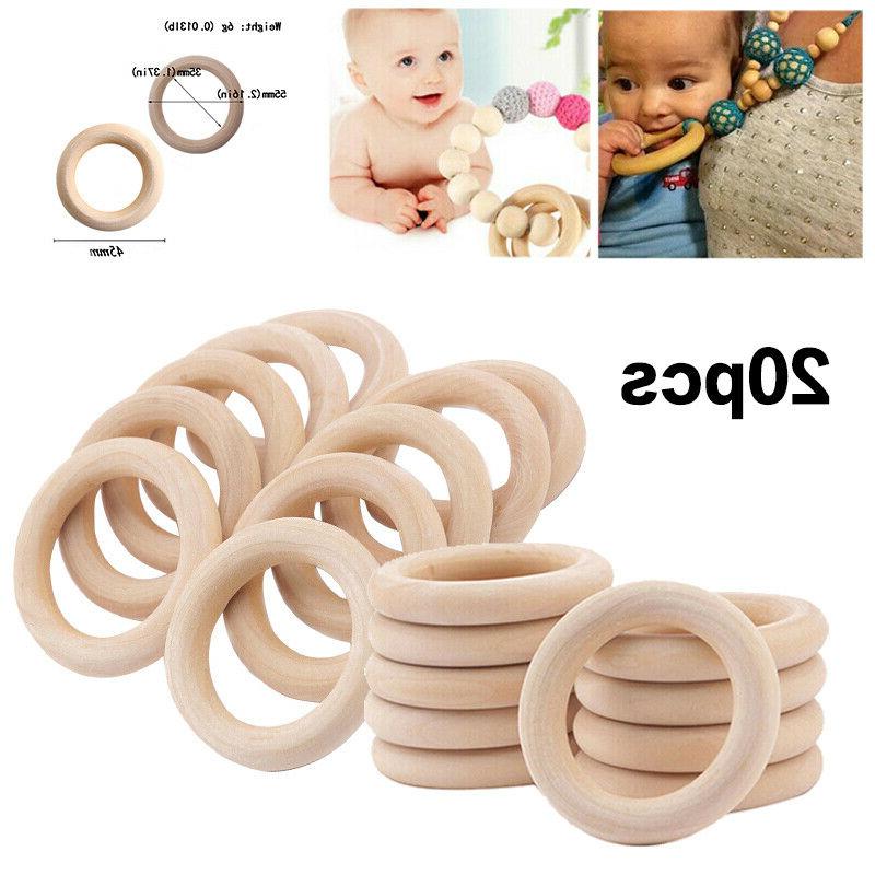 20x bebe anneau de dentition bois erable