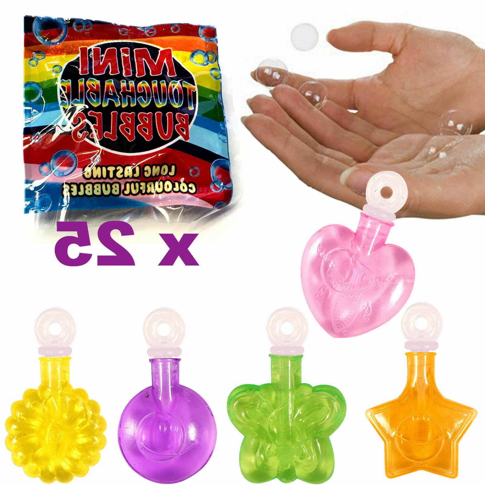 25 x mini touchable bulles garcon fille