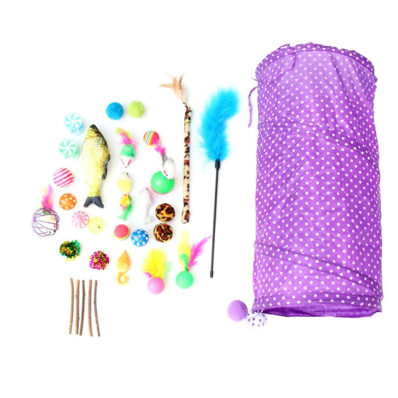 28 pieces jouet pour chat animaux domestiques