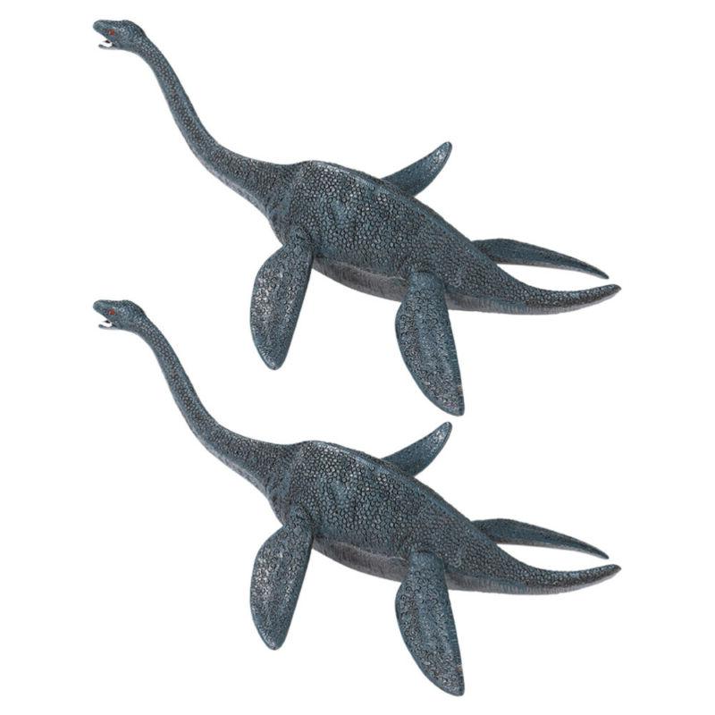 2pcs dinosaure modele dinosaure ornement enfants jouet