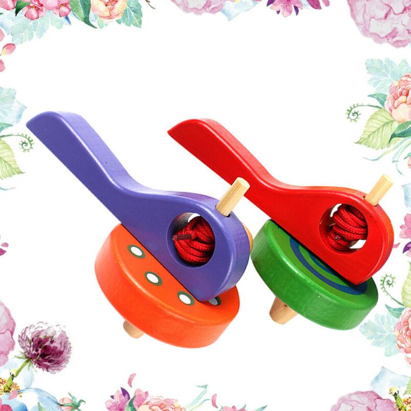 2pcs peg top drole creatif poignee en