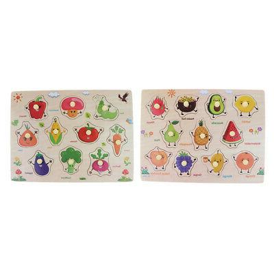 2x jouet d apprentissage de puzzle en